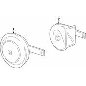 BMW Accessory Horn - Genuine BMW 61338407739