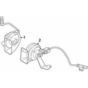 BMW OE Replacement Horn - Genuine BMW 61338492762