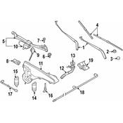 BMW Wiper System Complete - Genuine BMW 61617350336