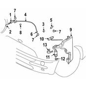 Mini Headlight Washer Hose Connector - Genuine Mini 61618229225