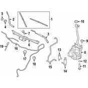 MINI Windshield Wiper Arm - Genuine MINI 61619449974