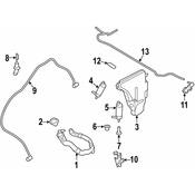BMW Headlight Washer Nozzle - Genuine BMW 61677341541