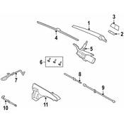 BMW Rear Wiper Hose - Genuine BMW 61687300356