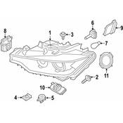 BMW Driver Module Headlights - Genuine BMW 63117316147
