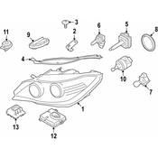 BMW Led Main Light Module - Genuine BMW 63117342174