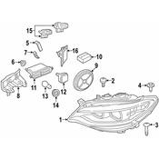 BMW Driver Module Headlights - Genuine BMW 63117363090