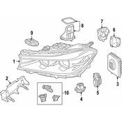 BMW Headlight Bulb Cap - Genuine BMW 63117440354