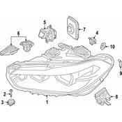 BMW Headlight Bulb - Genuine BMW 63117489237