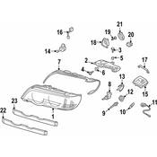 BMW Covering Cap Headlamp Levelling Device - Genuine BMW 63128386707