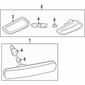 BMW Addit. Turn Indicator Lamp Left White - Genuine BMW 63132493613