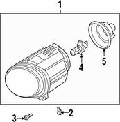 BMW Fog Light - Genuine BMW 63176920886