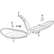 BMW Tail Light Assembly - Genuine BMW 63215A510A5