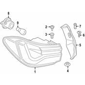 BMW Tail Light Cover - Genuine BMW 63217420750