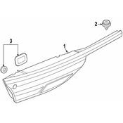 BMW Back Up Light Assembly - Genuine BMW 63217465471