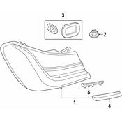 BMW Tail Light Cover - Genuine BMW 63217489891