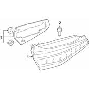 BMW Back Up Light Assembly Gasket - Genuine BMW 63217956290