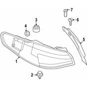 BMW Tail Lamp Nut - Genuine BMW 63219481285