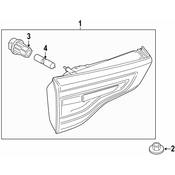 BMW Back Up Light Assembly - Genuine BMW 63219853375