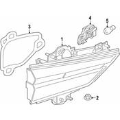 BMW Back Up Light Assembly - Genuine BMW 63219881587