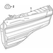 BMW Back Up Light Assembly - Genuine BMW 63239463055