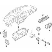 BMW HVAC Temperature Control Panel - Genuine BMW 64119321831