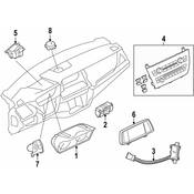 BMW HVAC Temperature Control Switch - Genuine BMW 64119388808