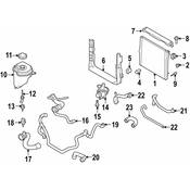 BMW HVAC Heater Hose - Genuine BMW 64216945282