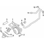 BMW HVAC Heater Hose - Genuine BMW 64219208182