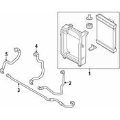 BMW HVAC Heater Hose - Genuine BMW 64219253001