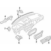 BMW Fresh Air Grille Right - Genuine BMW 64229129232