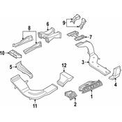 BMW Instrument Panel Air Duct - Genuine BMW 64229148094