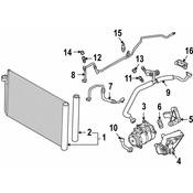 BMW A/C Refrigerant Discharge Hose - Genuine BMW 64536911950