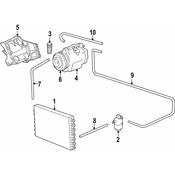 BMW AC Refrigerant Discharge Hose - Genuine BMW 64538373000
