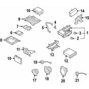 Mini Radio Control Unit - Genuine Mini 65123455540
