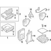 Mini Radio Control Unit - Genuine Mini 65123456947