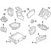 BMW Radio Control Unit - Genuine BMW 65128733471