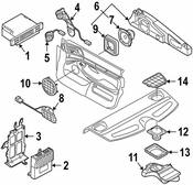 BMW Speaker - Genuine BMW 65138362547