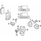 BMW Loudspeaker Hifi Right (220Khz) - Genuine BMW 65138379370
