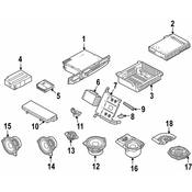 BMW Loudspeaker Box Right (HifiSystem) - Genuine BMW 65139146978