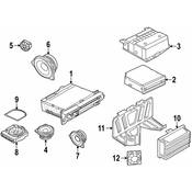 BMW Speaker - Genuine BMW 65139195200
