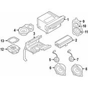BMW Speaker - Genuine BMW 65139278542