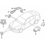 BMW Air Bag Impact Sensor - Genuine BMW 65775A2D769
