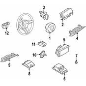 BMW Air Bag Impact Sensor - Genuine BMW 65776927765