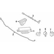 BMW Seat Track Position Sensor - Genuine BMW 65779304289