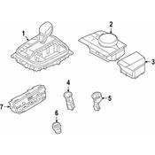 BMW Auto Trans Shift Mode Switch - Genuine BMW 65825A371B0