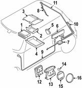 Mini GPS Navigation Control Module Bracket - Genuine Mini 65906914396