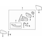 BMW Cable Set Electr. Door Mirror Left - Genuine BMW 67136973721