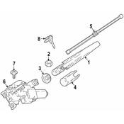 BMW Back Glass Wiper Arm Grommet - Genuine BMW 67637490019