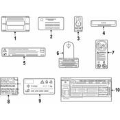 BMW Engine Decal - Genuine BMW 71236832851