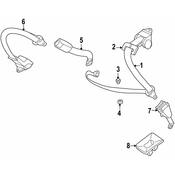 BMW Safety Belt (Black) - Genuine BMW 72118174360